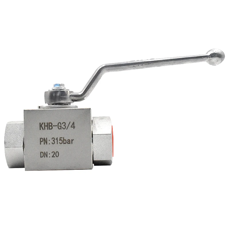 Factory Direct Sales   female thread  ball valve galvanized carbon steel  BKH-NPT1 hydraulic ball valve