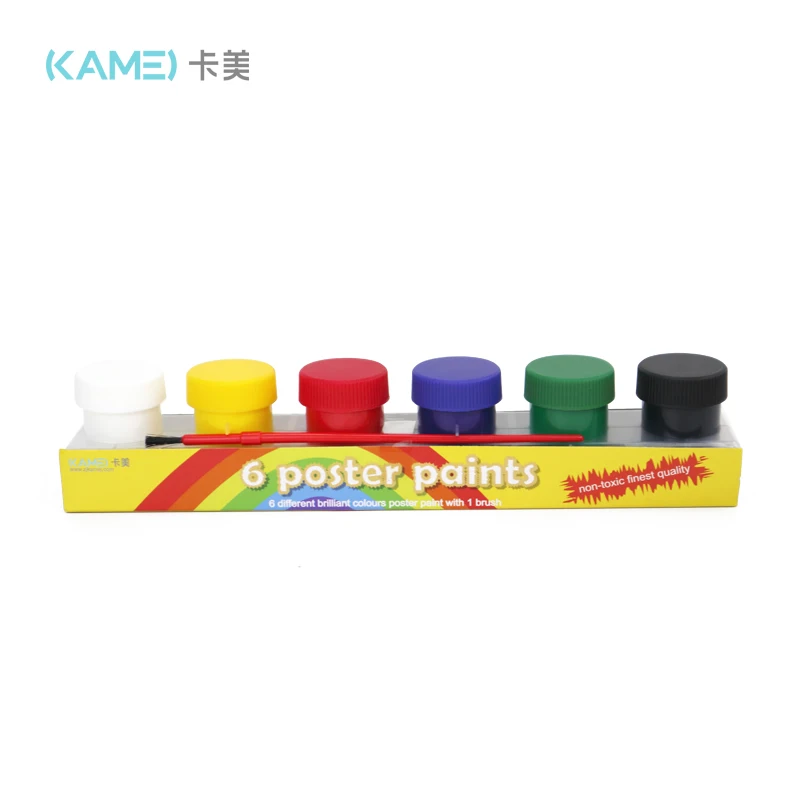 Wholesale best price 6 color gouache gouache color set for children