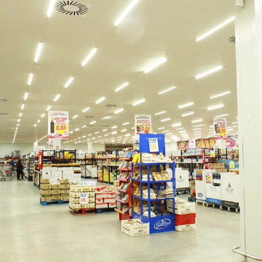 12W Integrated T5 Tube Light 1/1.2m For Office Store Supermarket Library Swimming Pool Seamless Stitching Fluorescent Light