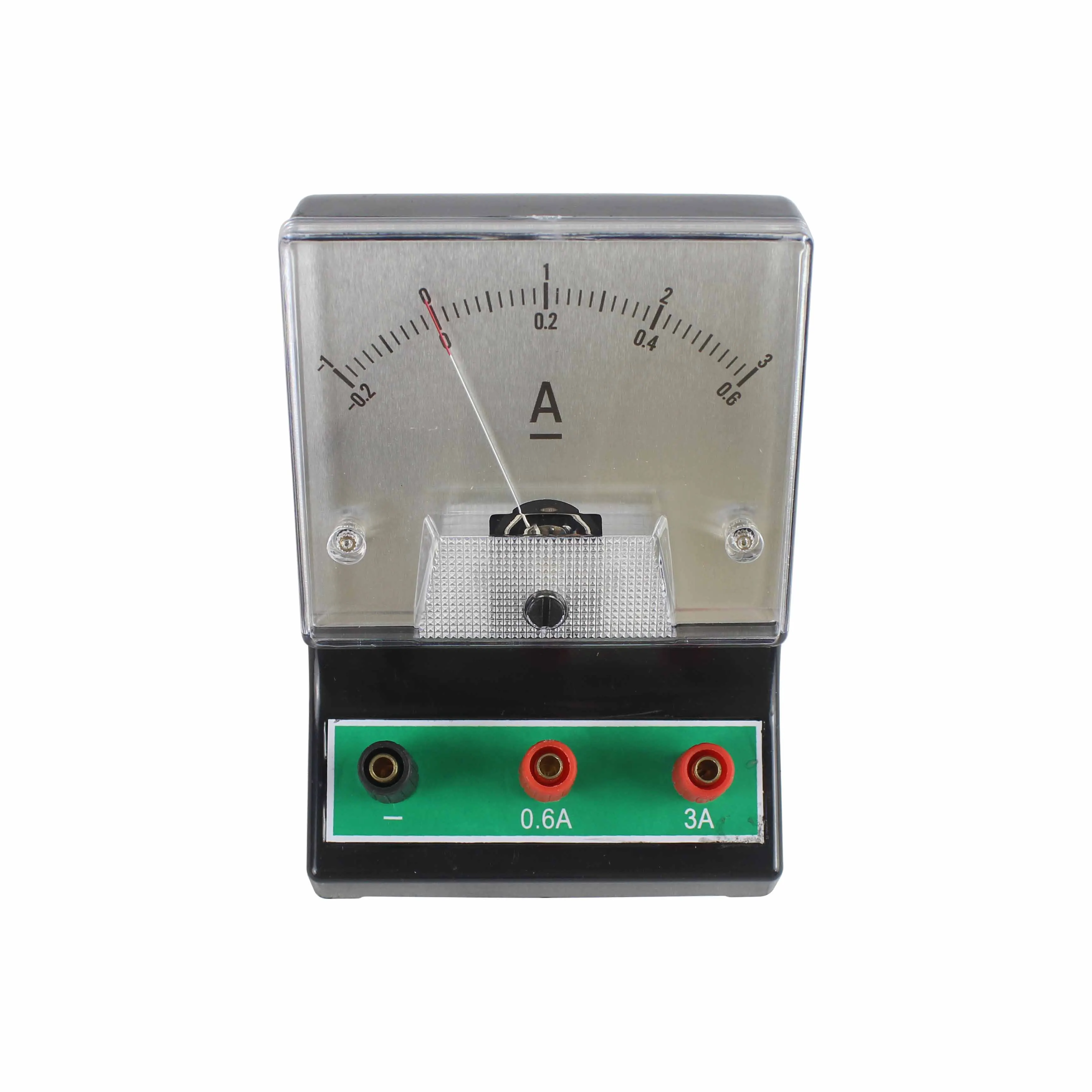 Lab analog dc ammeter dual range micro amp ammeter for school