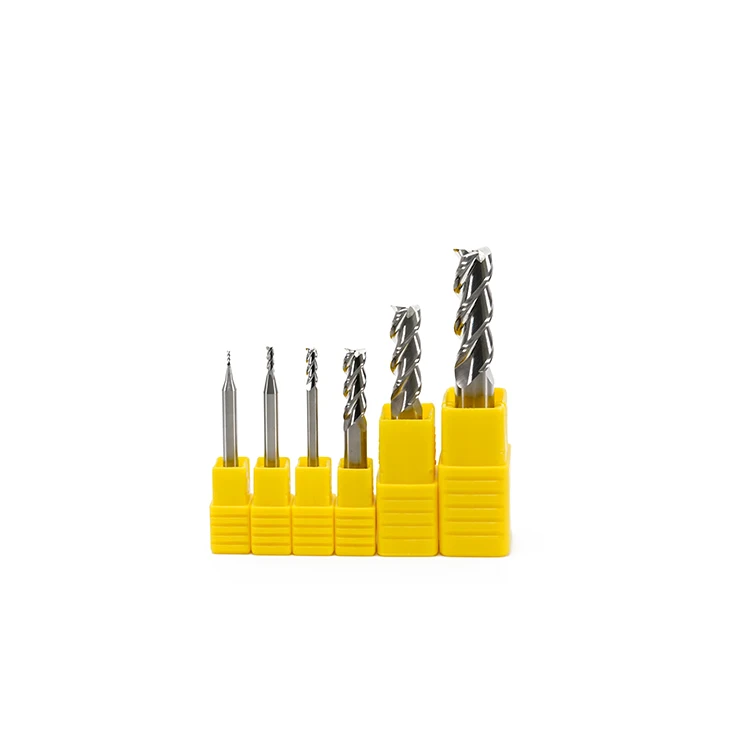 Standard Length Square End Mills Aluminum Cutting Tool Aluminum Groove Milling Cutter