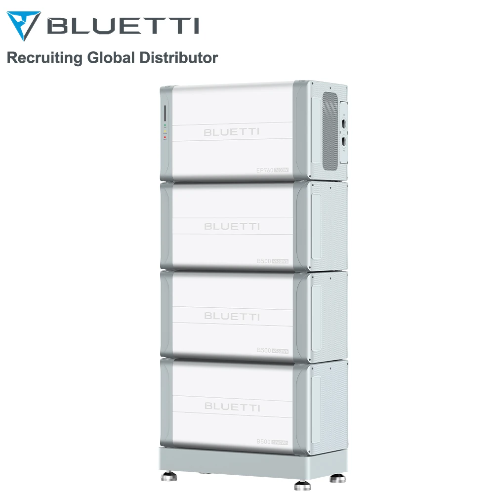 BLUETTI EP760&B500 Top Portable 7000w Moveable Source Solar Power Station Home Backup Generator