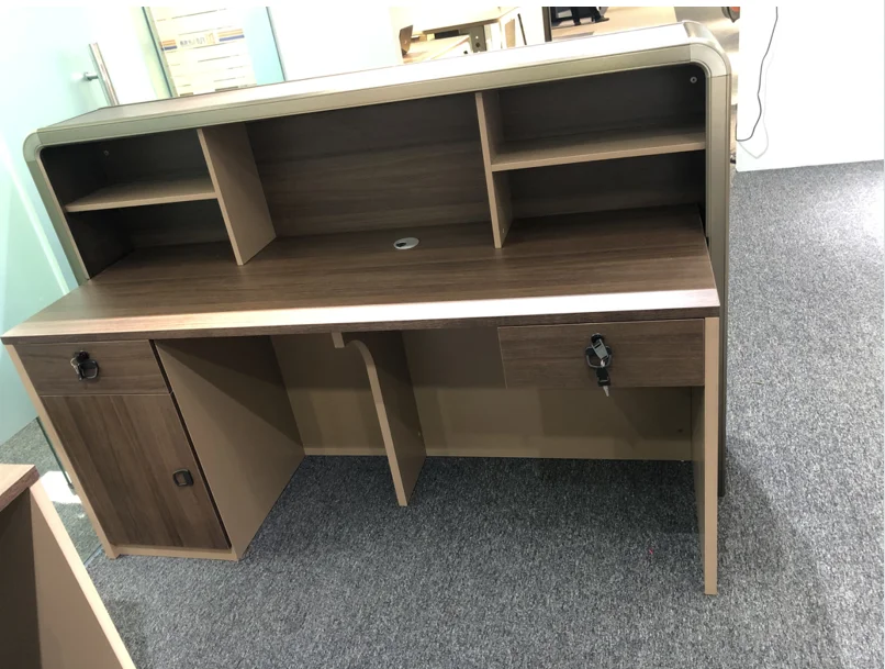 
Factory direct sale modern office reception desk support customized with high quality 