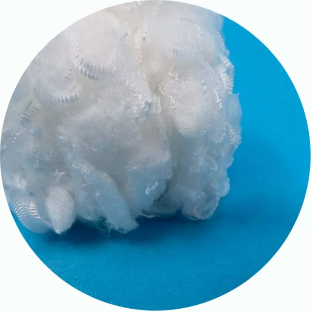 Raw White Bicomponent PLA Staple Fiber For Non Woven