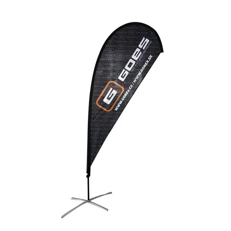 Advertising Tear Drop All Size Available Customized Design Logo Printed Printed Feather Flags Teardrop Backpack Flag Banner