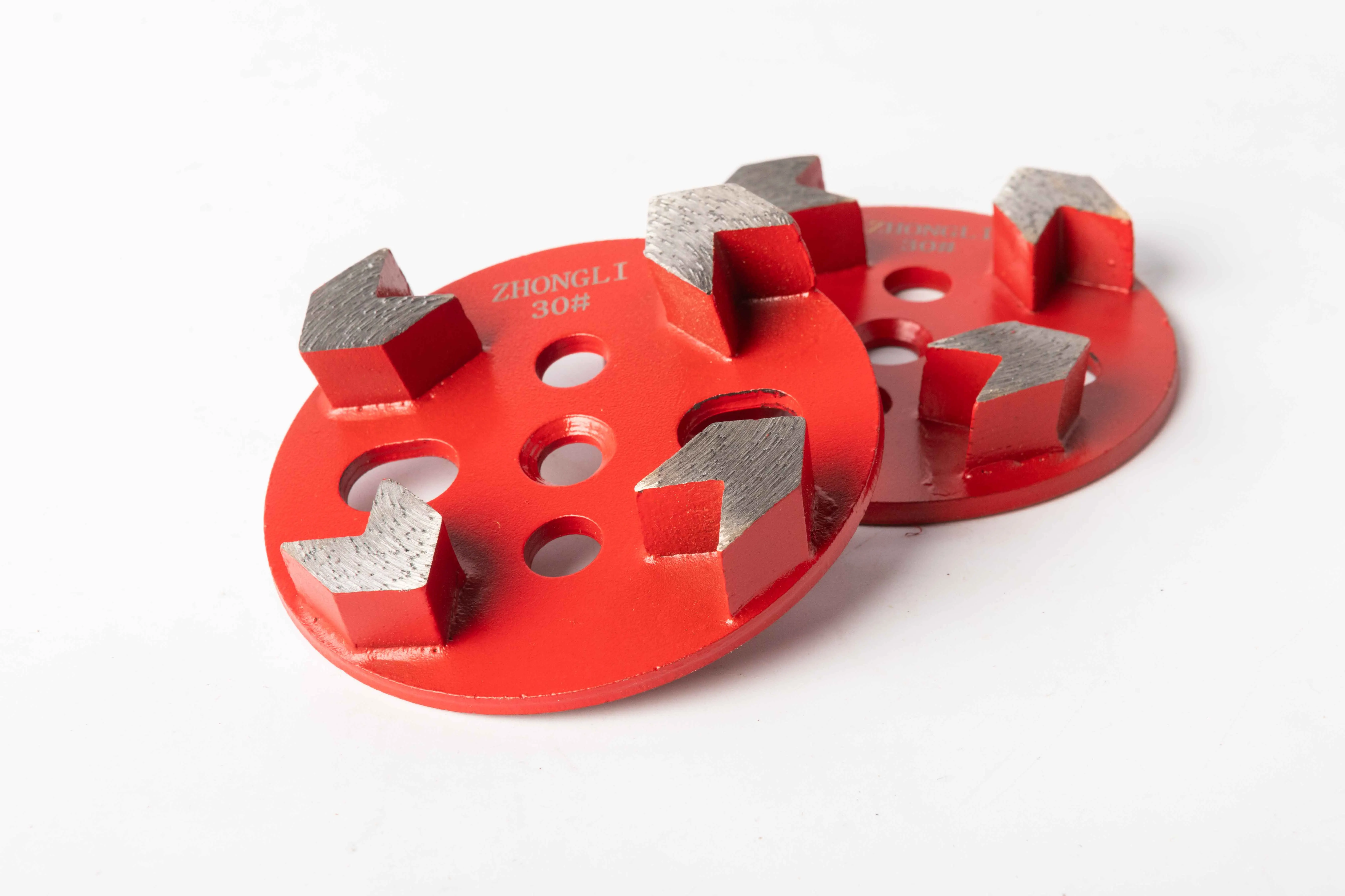 Diamond Grinding Block Arrow-shaped Segment Disc for Polishing Smooth Stone Concrete Floor Zhongli 4inch 100mm Tools