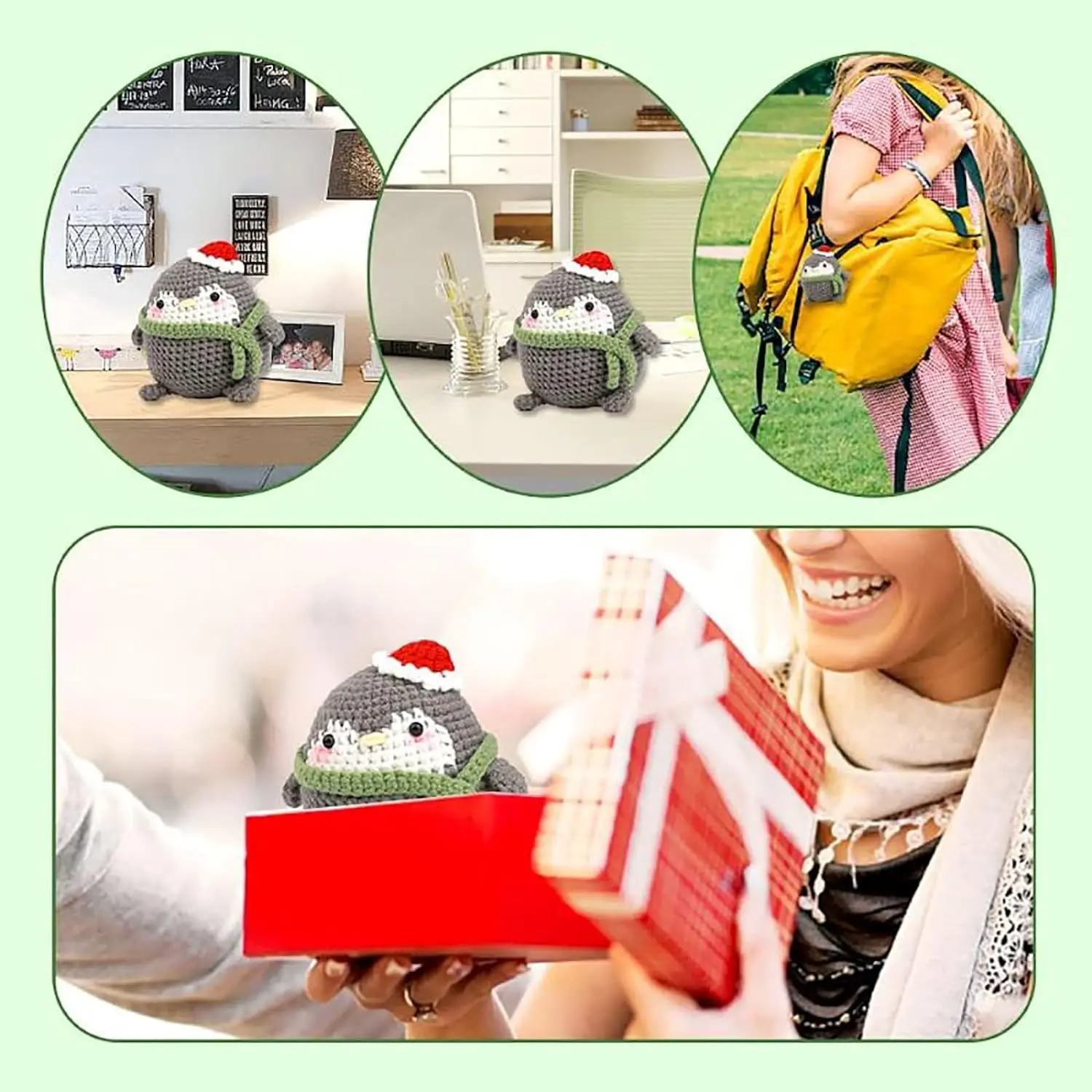 High quality non finished products diy  crochet animal penguin kit exquisite craft crochet kit for beginners