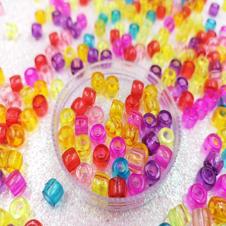 
9*6mm Pastel Pony Beads for DIY Craft Creative Projects 
