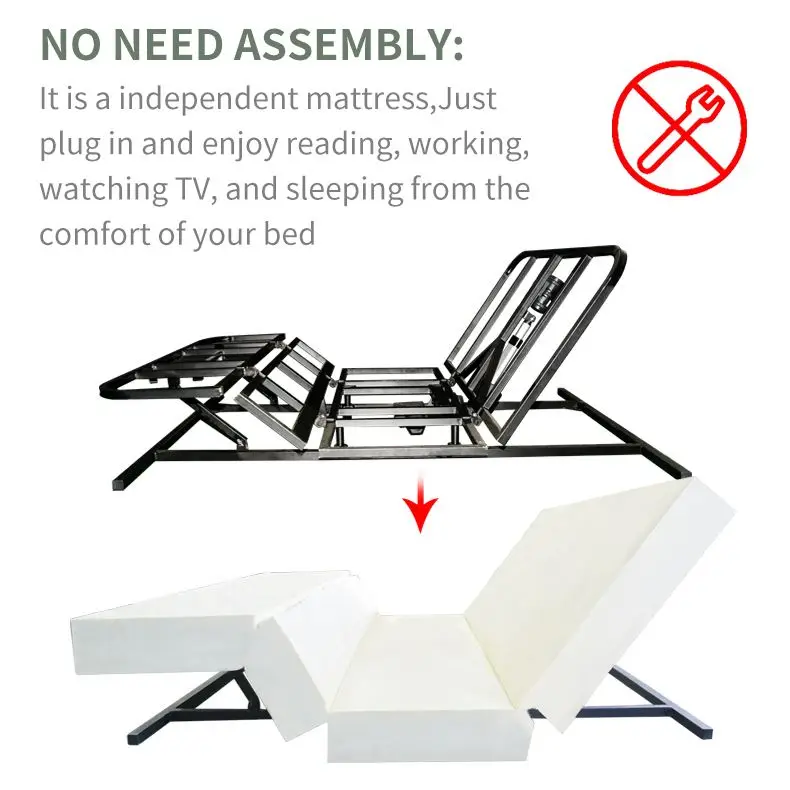 Hypo-allergenic Massage King Size Gel Memory Foam 3 Zone Pocket Coil Spring Hotel Mattress OEM Customized Fabric Packing