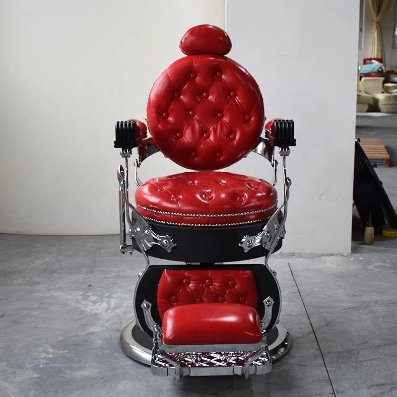 Высококачественное красное гидравлическое кресло для укладки парикмахерской салона красоты мебель