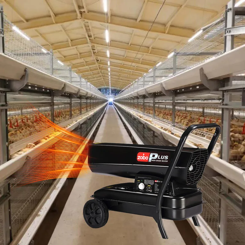 Hot Air Heating Blower Animal Husbandry Industrial Direct Fuel Diesel kerosene Fan Heater Poultry House Brooding Equipment