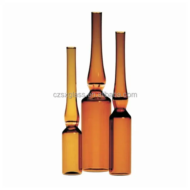 1ml Clear Empty Pharmaceutical Borosilicate Glass Ampoule