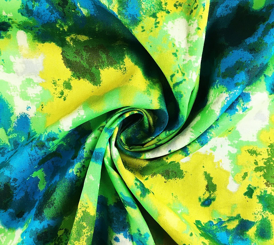 6pcs/lot Tie Dye Fabric Fat Quarters Tie-Dye Printed Poplin Quilting Sewing Patchwork Cotton for DIY Craft