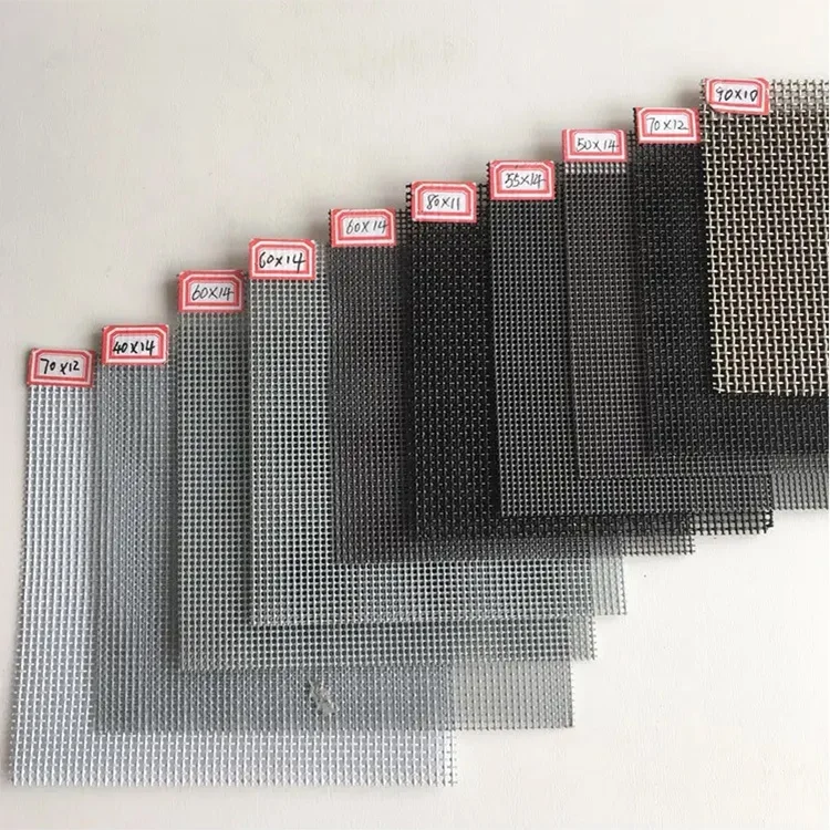 Stainless Steel Security Window And Door Screen Mesh Woven Wire Mesh Powder Coating Safety Net