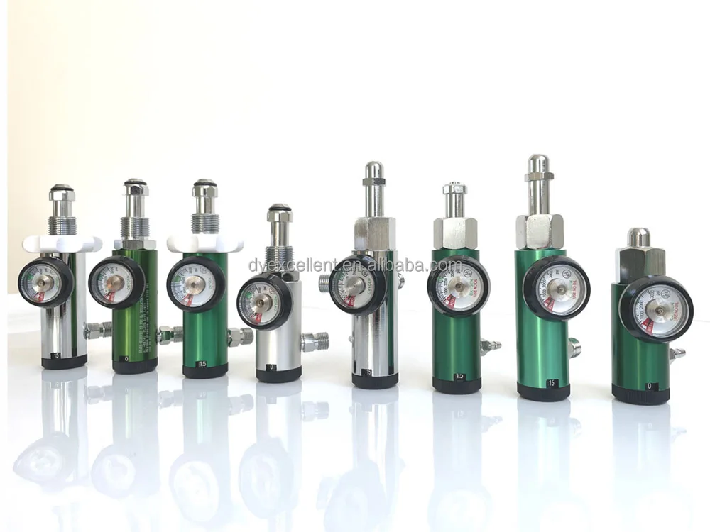 New Style Medical Oxygen regulator for Oxygen cylinder Fixed flow 0-300Bar gauge pressure