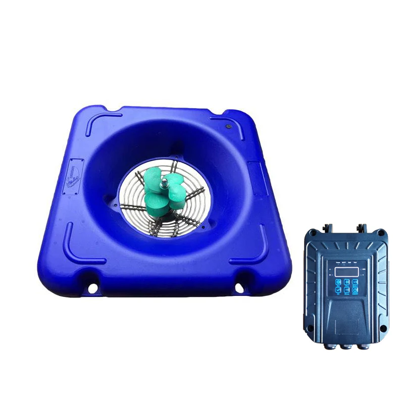 popular submersible AC/DC brushless solar powered aerator water pump  with solar system controller for fish pond