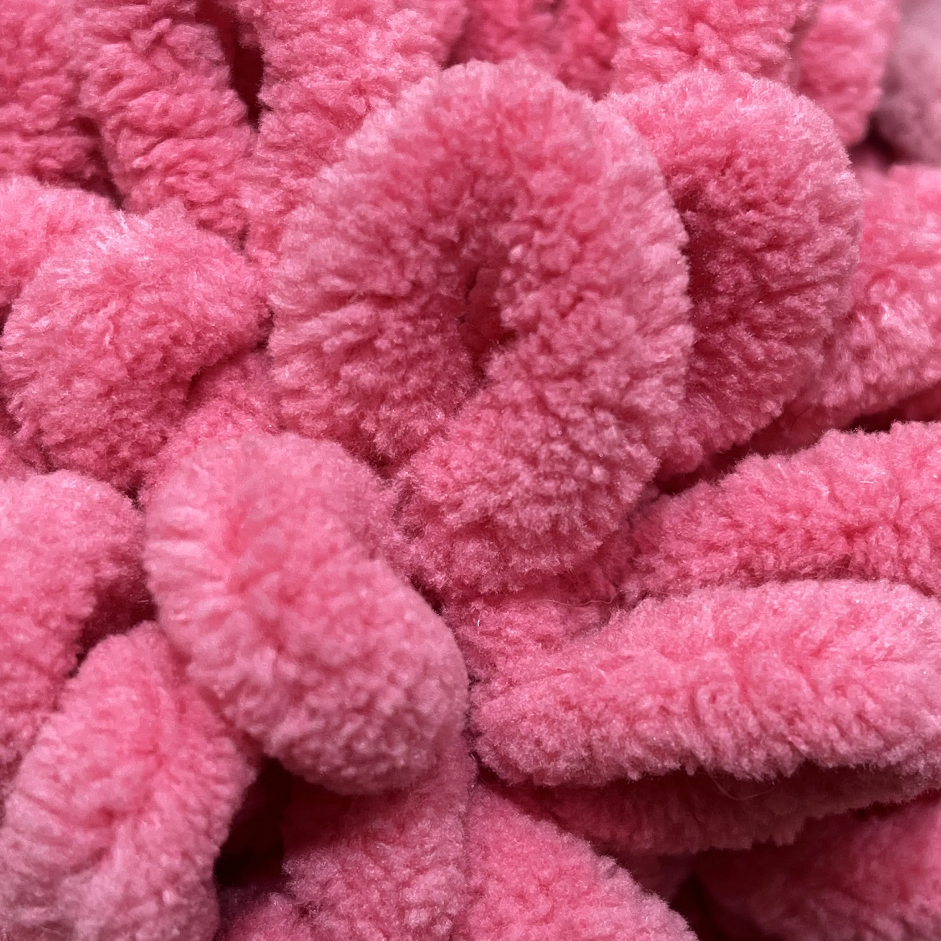 Super Chunky Soft Fluffy Knitted Blanket Yarn 100% Polyester Finger Loop Fuzzy Braided Rope Puffy Thread
