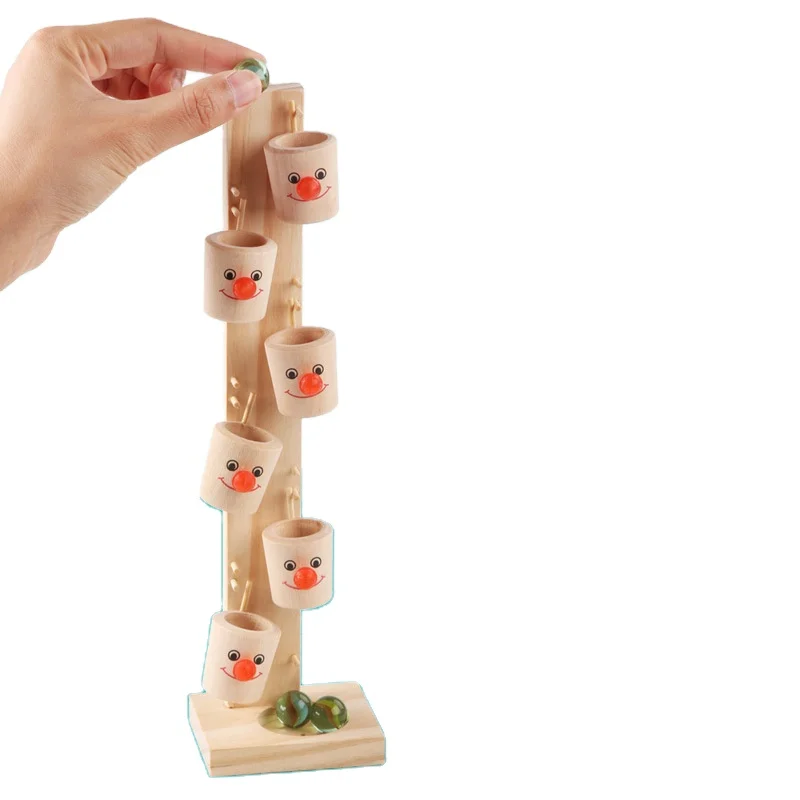 Tik Tok Toy Clown Pourling Ball Marbles Fun Boy Girl Stress Relief Game Toys