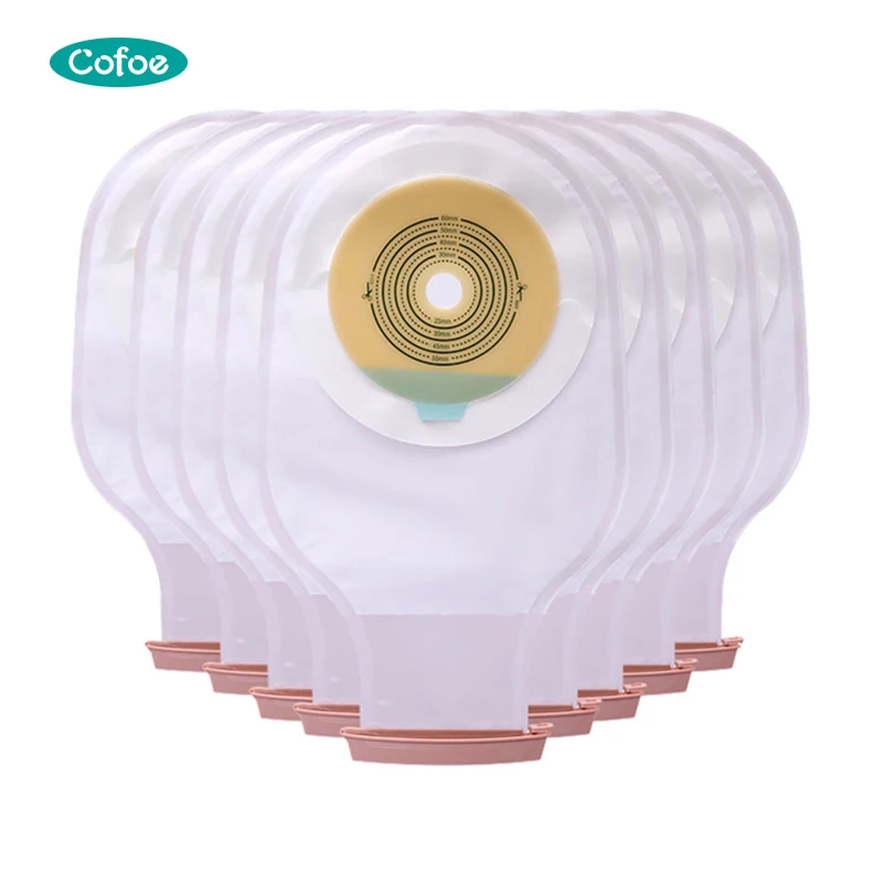 Wholesale Cheap Price One Piece Belt Reusable Cover Drainable Opaque Stoma Bags Convatec Ostomy Colostomy Bag
