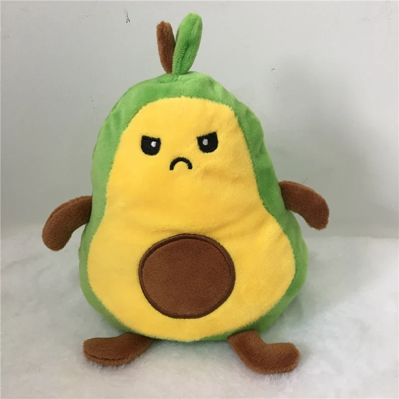 new mood reversible avocado plush toys flip avocado reversible soft toy double sided avocado peluches Children Kids Girl Gift