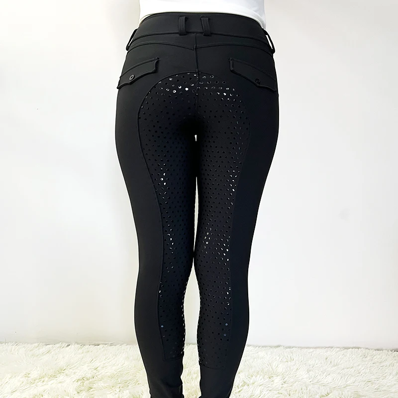 Fashion Horse Equipment Clothing Breeches Women Stretchy Equestrian Tights Durable Classic Equine Jodhpurs Breathable Females