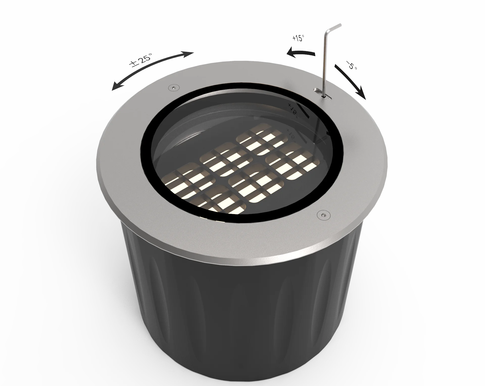 60W die casting aluminum recessed Driveway underground led lights led uplight