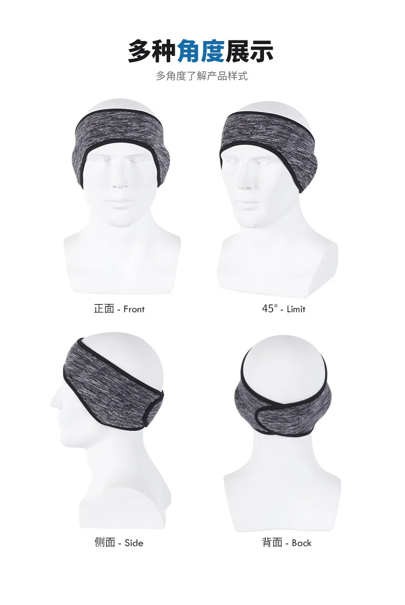 Cold Proof Winter Ear Muffs Headband Fleece Forehead Ear Protection Cover