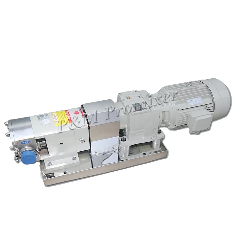 Hardware equipment medical food grade stainless steel high-viscosity sauce conveying cam rotor homogenizing pump