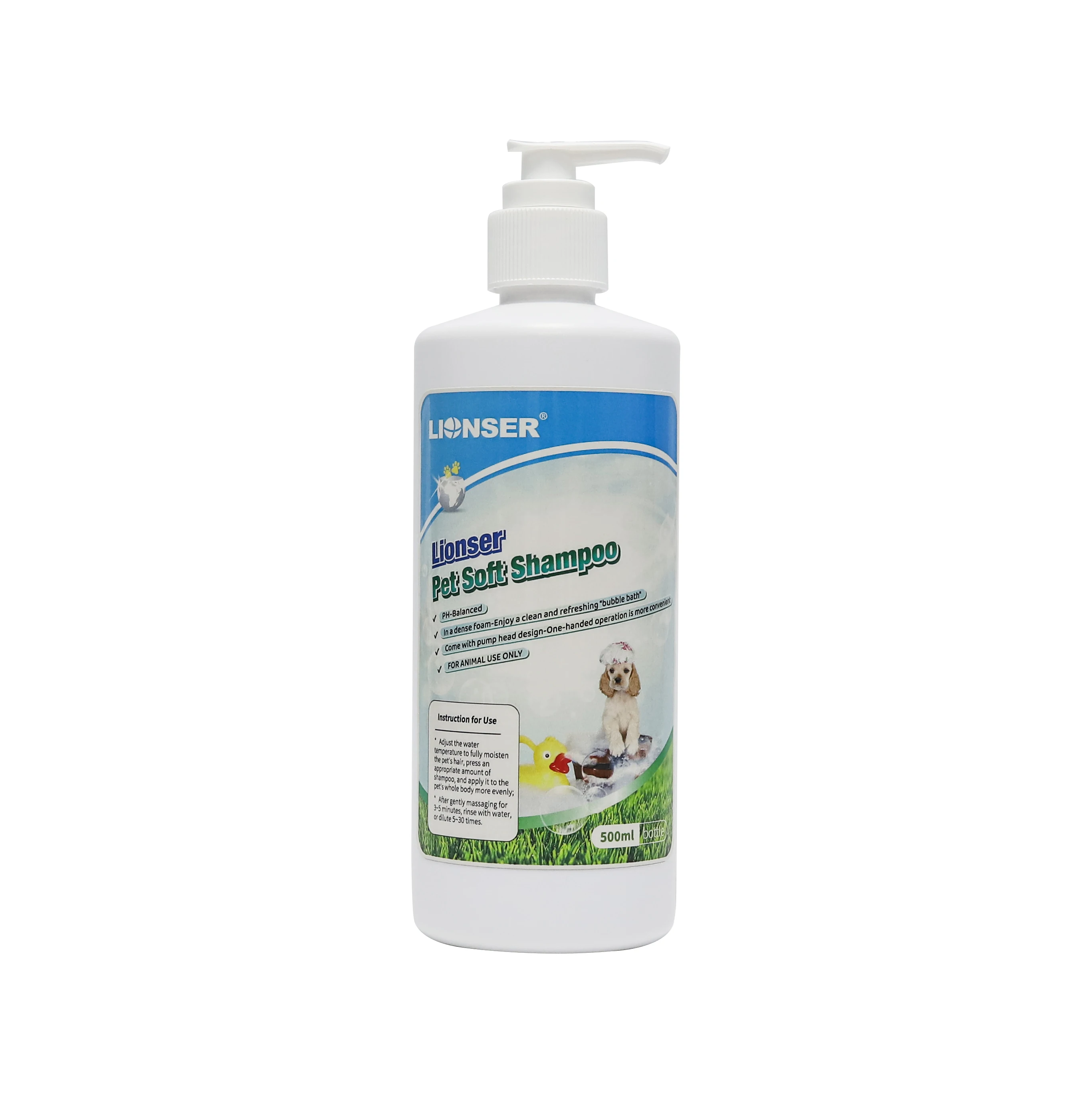 Private label Pet Dog Shampoo + Conditioner For Dogs And Cats Shower Soap