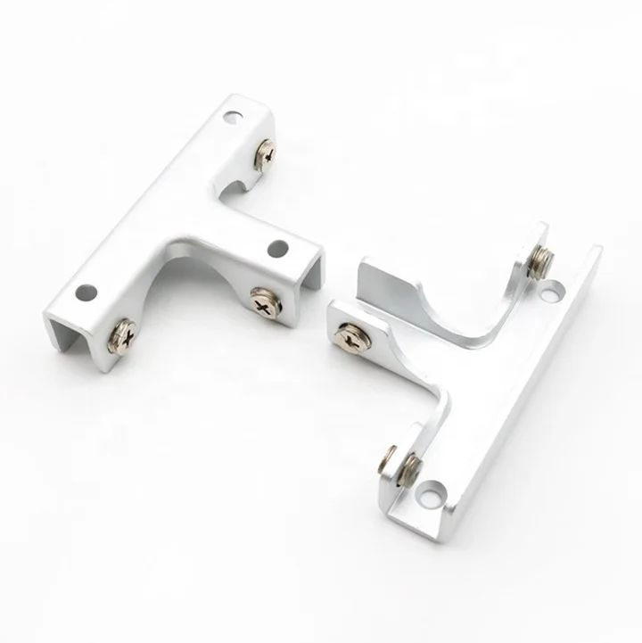3 Way T Type Aluminum Alloy Glass Clamp Bracket Holder for 6