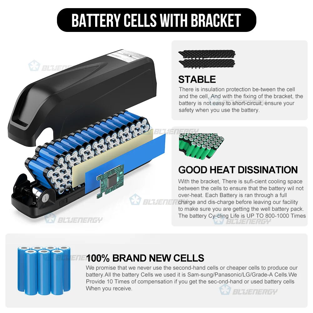 BAFANG 750W 1000W BBS02 BBSHD KIT battery batteries for electric bike