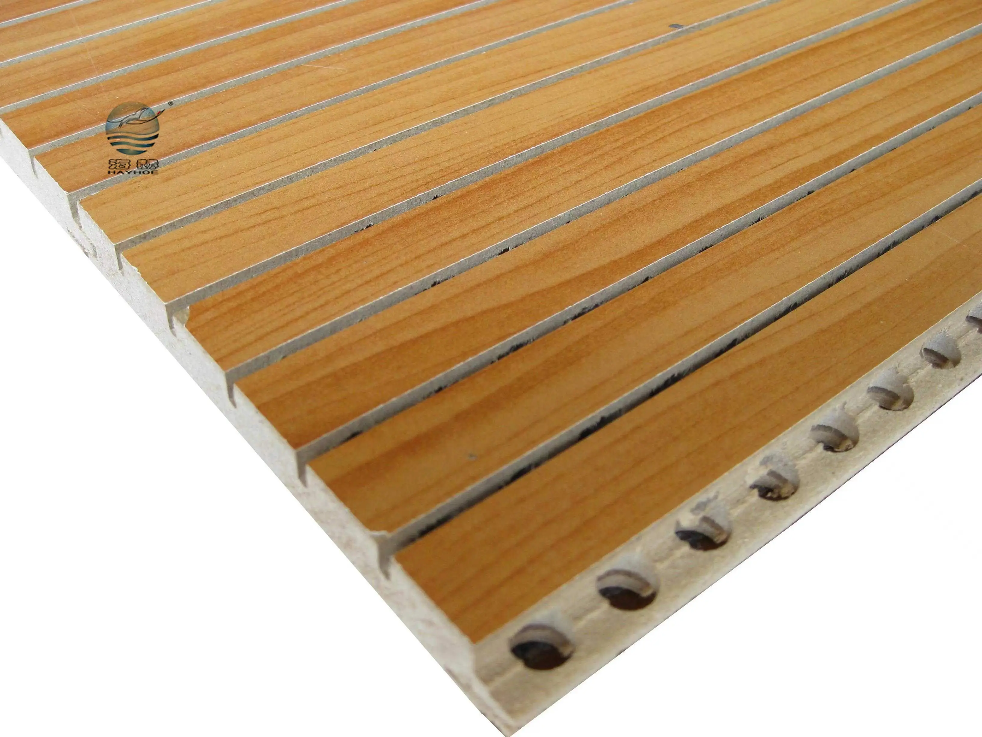 Popular Soundproof Wall Ceiling Panel MDF Board Grooved Wooden Acoustic Panel for Meeting Room