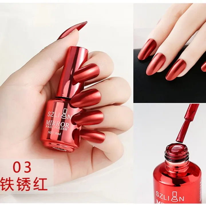 Wholesale 12 Pure Colors Luxury Easy to Use Nail Polish Specular Smooth Long Lasting Professional Exquisite Nail Enamel
