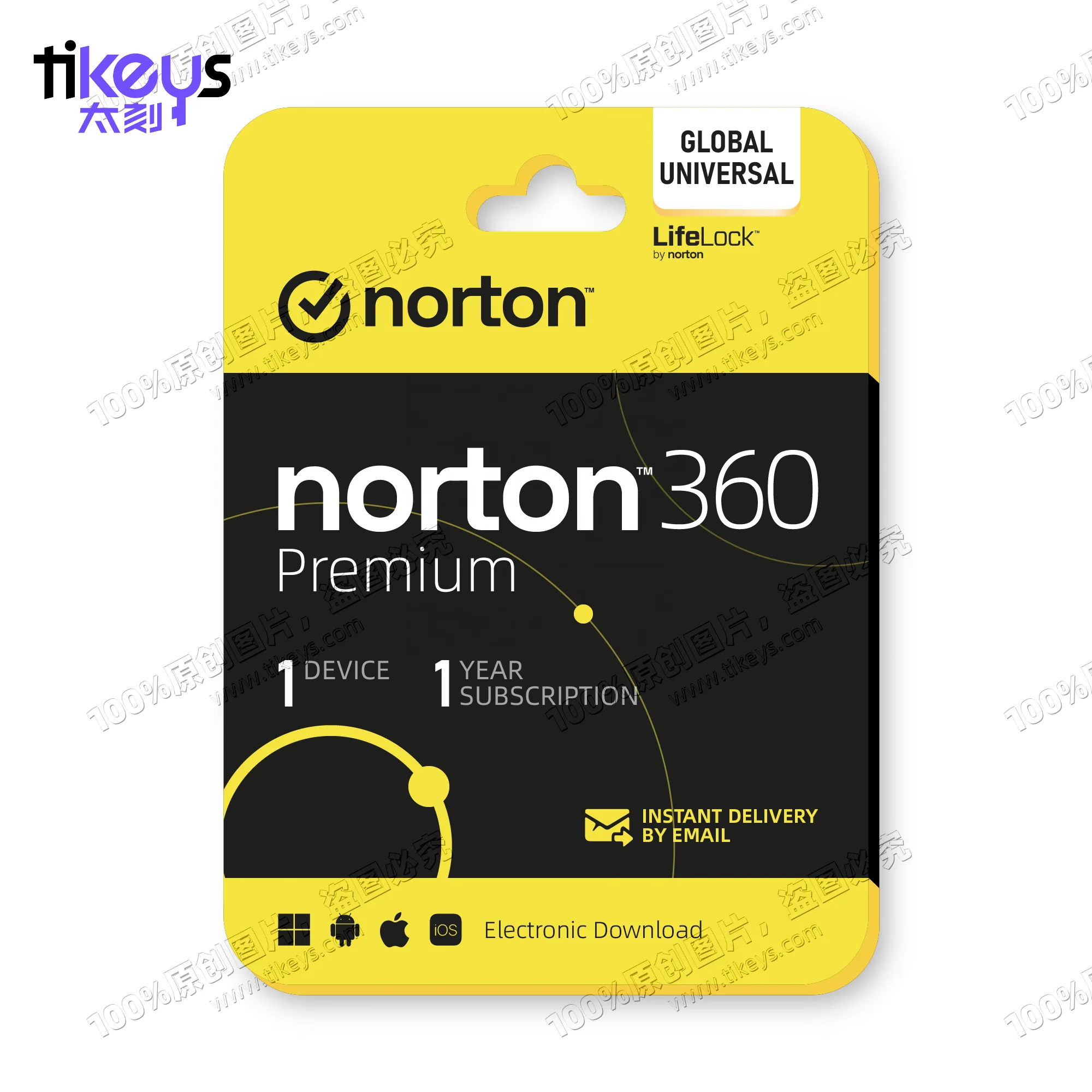 24/7 Online Norton 360 Premium 2023 1 Device 1 Year Key Global Universal License Antivirus Security Software