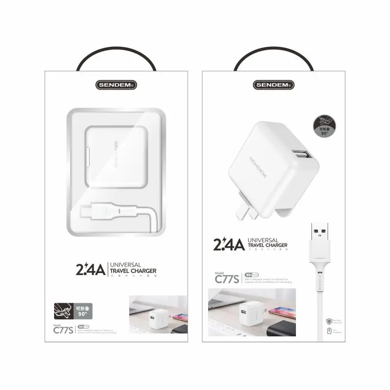 Новое поступление популярное быстрое зарядное устройство 2 4 А сетевое QC USB PD для телефона Iphone 12