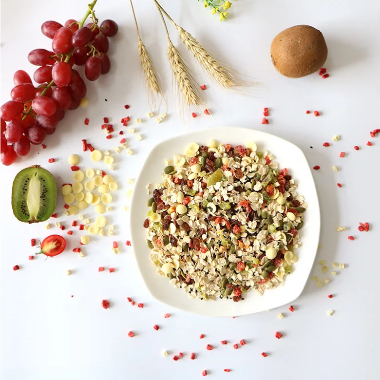 Поставка фруктов и орехов, овсяной муки, муэсли, гранильного сырья, возможна поставка OEM