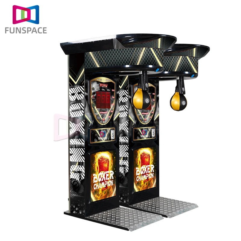Funspace развлекательные монетные игры боксерская машина Ultimate maquina de boxer электронные билеты