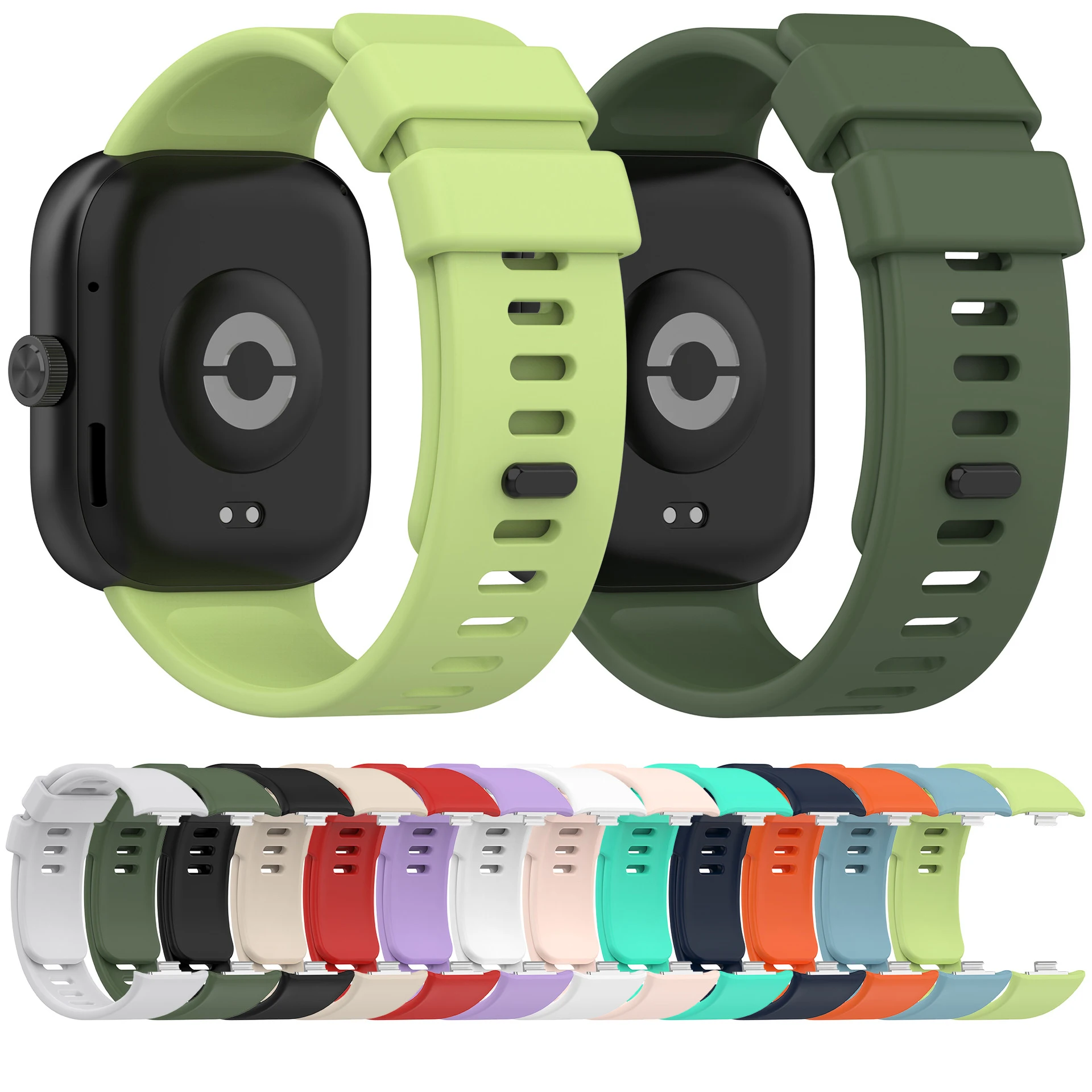 Soft Silicone Replacement Strap Watch Band for Xiaomi Redmi Watch 4/ Mi Band 8 Pro Bracelet Strap