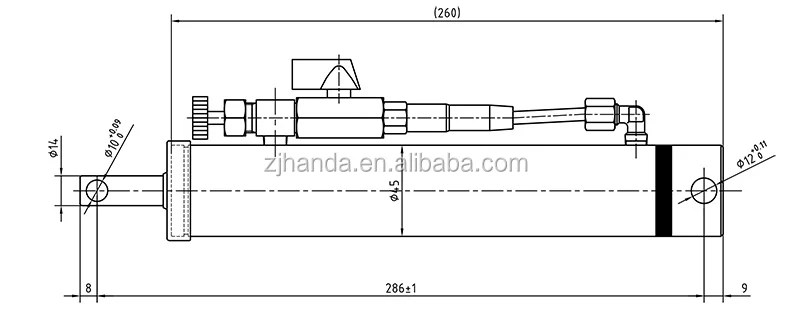 band saw lifting hydraulic cylinder China Manufacturer