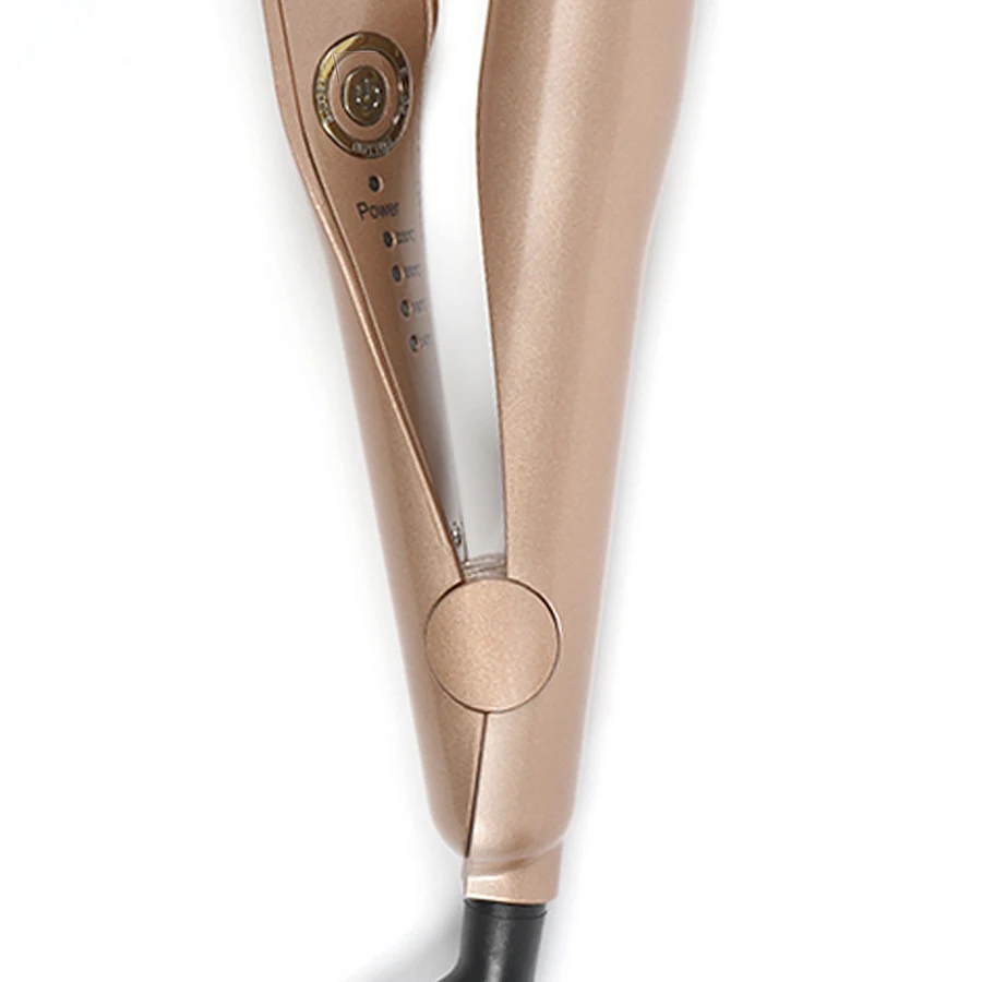 high quality flat irons hair curly iron 2 in 1 Titanium Anion hair straightener manufacturer curling wand Iron travel machine