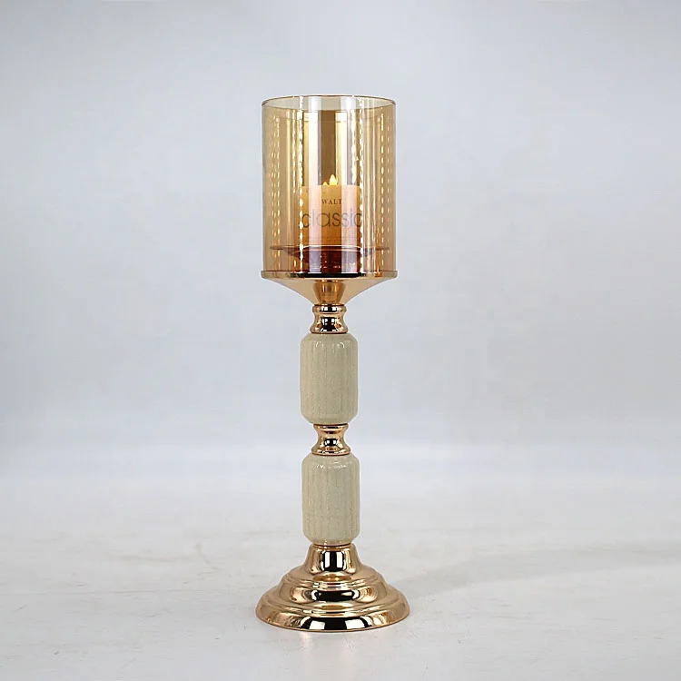 Wholesale custom ceramic candle holders luxury candle jar for wedding table decorations