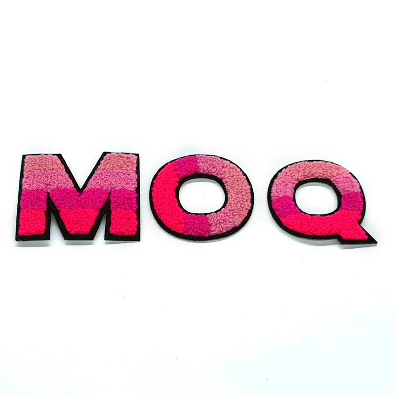 Hot Sale English Letter 26 Letter Color Self Adhesive Hot Melt Adhesive Clothing Accessories Patch