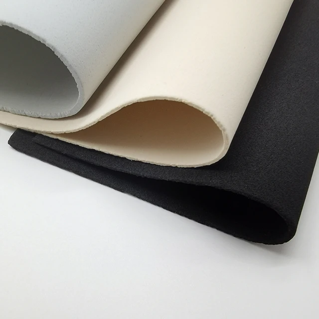 Factory Outlet Neoprene Roll Material 1mm 2mm 3mm Breathable Neoprene Fabric Rubber Sheets