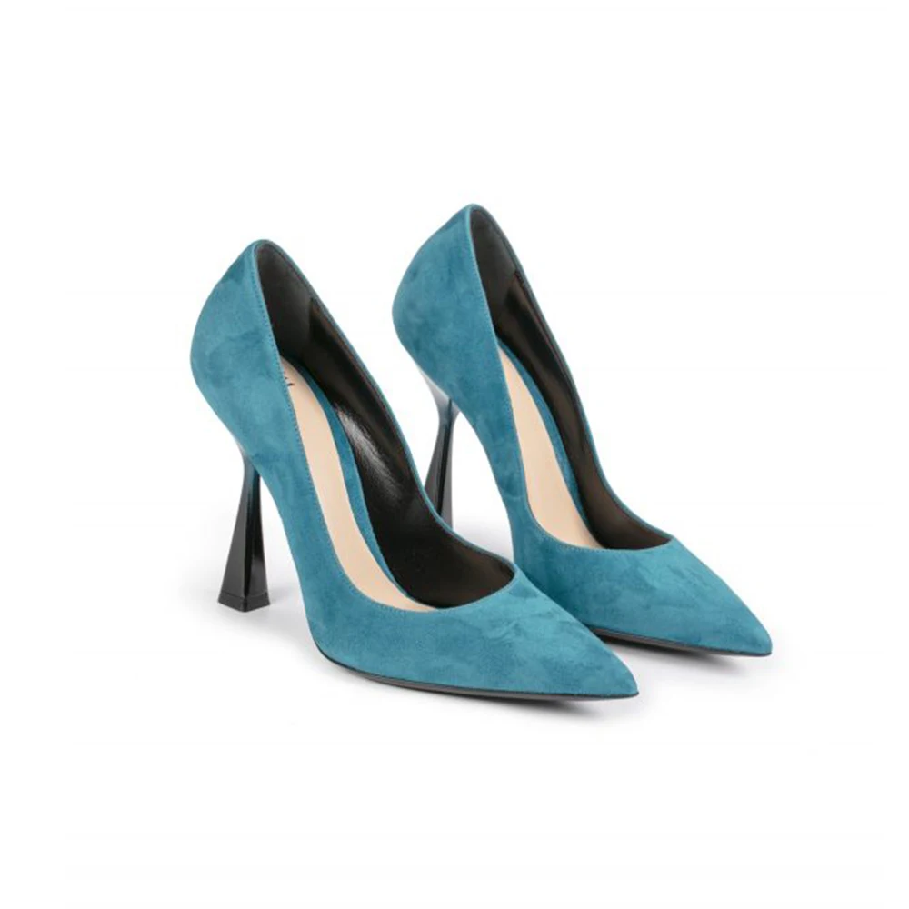 High End Design Glamorous Ladies Footwear Super High 8Cm-Up Heel Pumps Elegant Dress Shoes With Pointed Toe