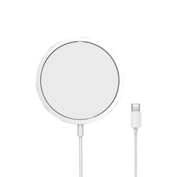 for Iphone 14 13 Pro Original Quality 15w Aluminum Magnetic Wireless Charger Fast Charging with Oem Package