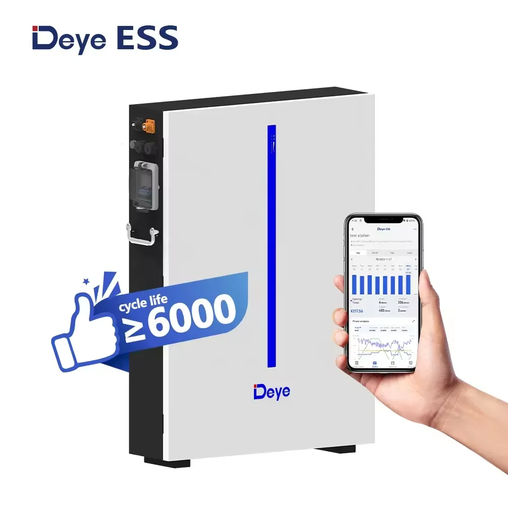 Deye ESS RW-M6.1-B Lifepo4 Lithium Battery 51.2V Low Voltage Storage Battery For Sell