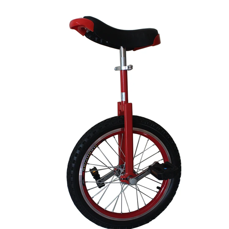 Double aluminum rim unicycle bicycle one wheel bike single wheel bike