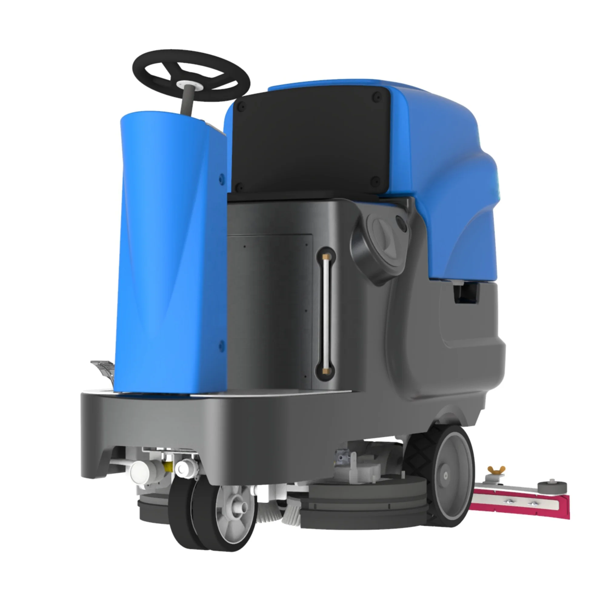 RD660 машина для чистки пола с двумя щетками, скруббер сушилка с CE