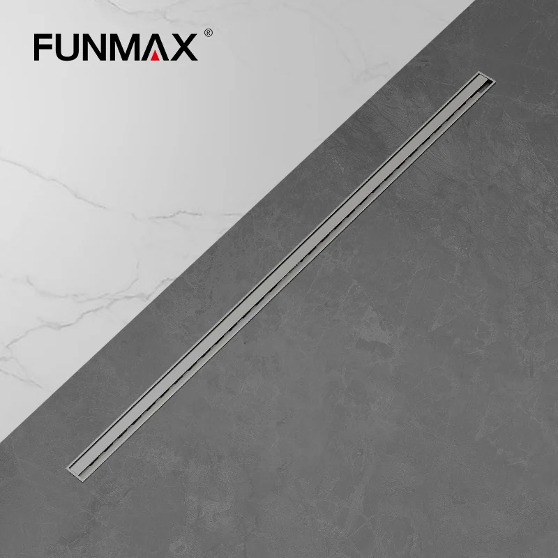 FUNMAX роскошный линейный дренаж для душа тонкая линия SS 304 сталь пола туалета ванной