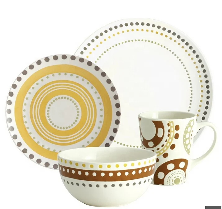 dinner sets 	 vaisselle set  homeware with rooster design